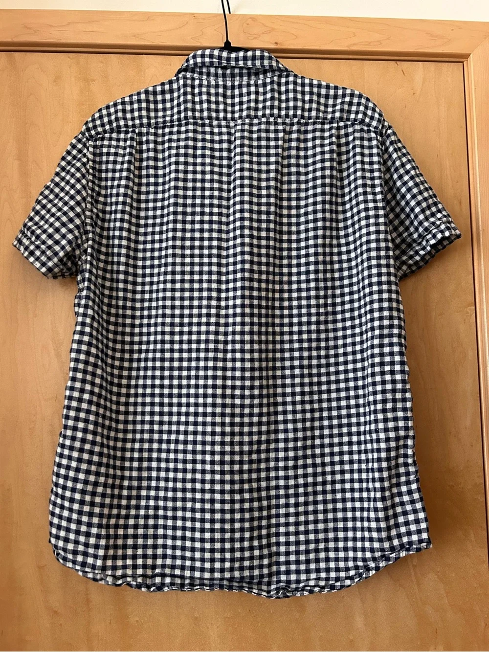 J. Crew Cotton-Linen Blend Camp Shirt - L
